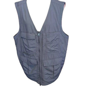 Duluth Gray Vest Fishing Photography Hunting Hiking Working Men’s Large